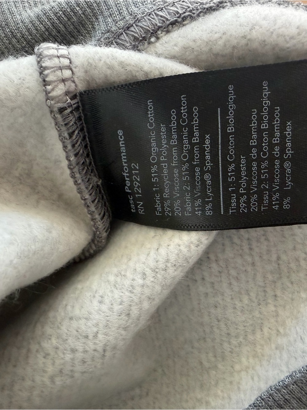 Tasc Men’s Two-Tone Gray Quarter Zip Pullover - Picture 6 of 7